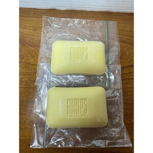 VINTAGE GUMP'S Bath SOAP 2pc Bars / Cakes - Made in England